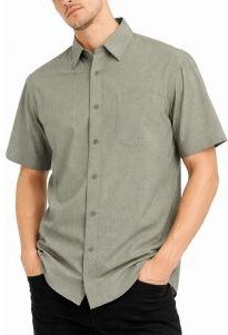 Melange Short Sleeve Shirt