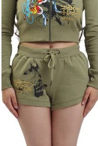 Butterflies Fleece Short