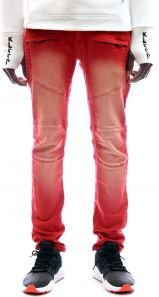 Skinny Cotton Terry Denim Pants.