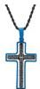 Lords Prayer Spinner Cross Pendant