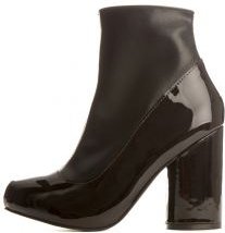 Jeffrey Campbell Sequel-2 Black Heel Booties BLACK