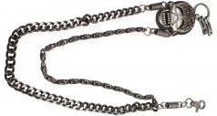 Skull Double Wallet Chain