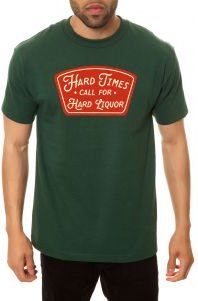 The Hard Liquor Tee in Forest Green