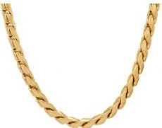 Sleek Single Strand Franco Chain Necklace