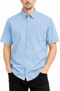 Melange Short Sleeve Shirt