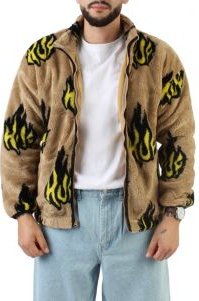 Flamin' Zip Sherpa Fleece Jacket