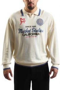  Pure Gold Icon Collared Sweater