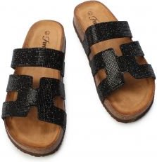 Berk-32 Rhinestones Sandal