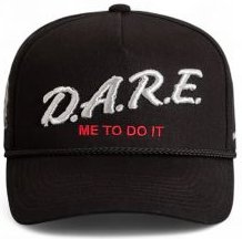 Dare Me To Do It Twill Trucker Hat 