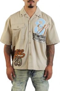 Oversized Wilds Woven Shirt 