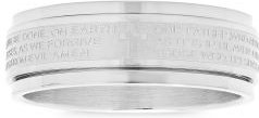 Lord's Prayer Structural Spinner Ring