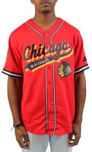 Chicago Blackhawks Baseball Jersey