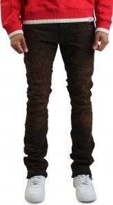 Acid Wash Martin Stacked Jeans 