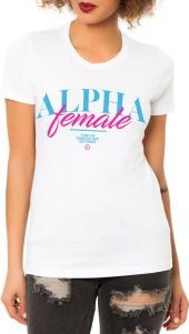 The Alpha Female Tee in White