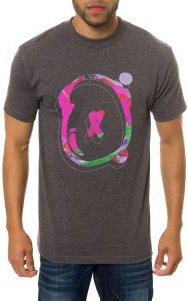 The Trippy Tee in Charcoal Heather