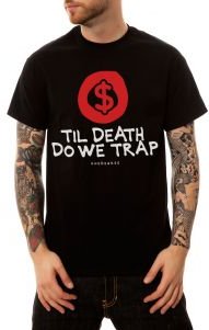 The Til Death Do We Trap Tee in Black