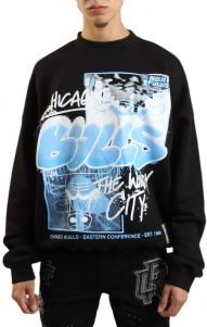 NBA Throw Down Crew Neck HWC Bulls