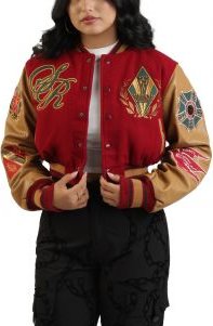 Crop Varsity Jacket 
