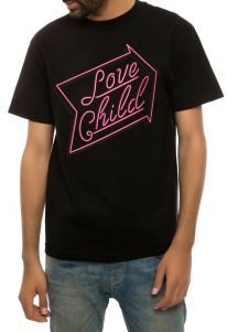 The Love Child Tee in Black