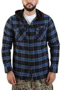 Parkway Hooded Long Sleeve Woven Shirt