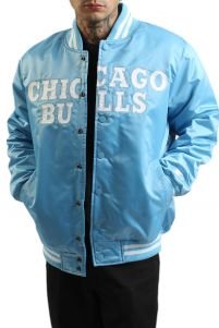 NFL Chicago Bulls Satin Varsity Jacket 