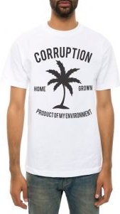 The Corruption Tee in White