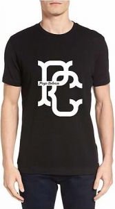 The PC Big Monogram T Shirt in Black