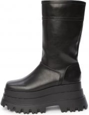 Sky High Black Platform Boot