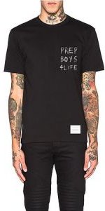 The Prep Coterie Prep Boys 4 Life T Shirt in Black
