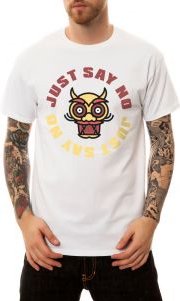 The Just Say No Tee in White