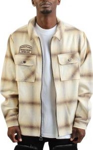 FLANNEL ZIP FRONT SHIRT