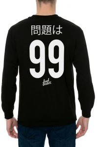 The 99 Probs Jersey Long Sleeve Tee in Black