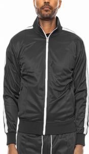 Front Pleat Track Jacket