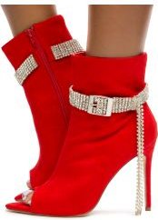 Telme-1 Peep Toe Booties