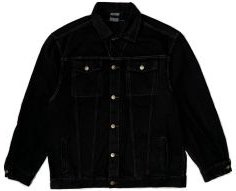 Cross Colours Denim Oversize Jacket - Overdyed Vintage Black