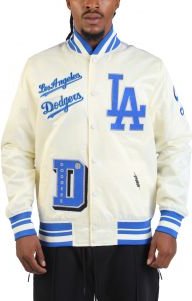 MLB Los Angeles Dodgers Sublimated Satin Jacket 