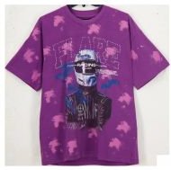 Podium T Shirt Dark Purple Tie Dye