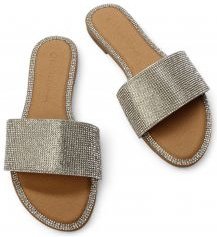 Roo-01 Rhinestone Sandal 