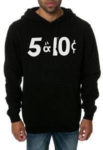 The Nickel and Dime Hoodie in Black