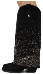 Gilson- Rhinestone Drape Boot