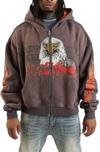 Hell Bent Full Zip Sweatshirt