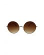 The Enzo Sunglasses in Gold and Brown 2
