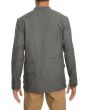 The Denzel Monk Collar M-65 Jacket Shirt in Grey 3