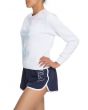 The Mona Sweatshirt in White, Skyway and Rosa Bella 3