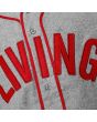 The Living Vintage Flannel Baseball Jersey in Gray 6