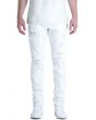 The Ramirez Distressed Denim Jeans in White 1