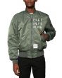 The Prep Boys 4 Life Lightweight MA-1 Bomber in Army Green 1