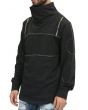 Patched Ski Neck Sweater in Black 5