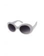 The Kurt Sunglasses in White and Smoke 1