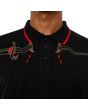 The Memorial Embroidered Polo Shirt in Black 6